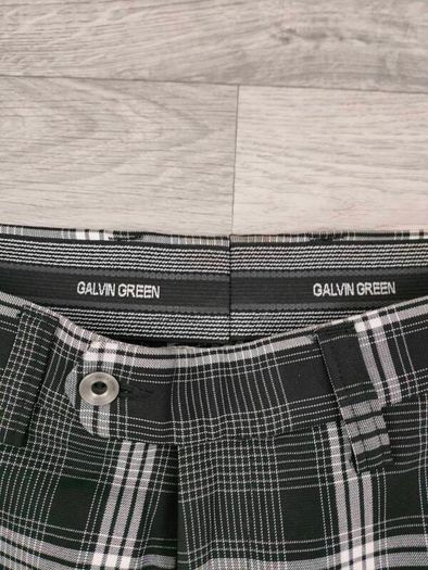 Galvin Green Golf Check Shorts Mens Small W32