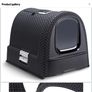 Enclosed Cat Litter Tray System - Curver  27 Litres Image 5