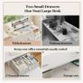 Height-Adjustable Desk with Double Drawers, Electric Height-Adjustable Desk Image 4