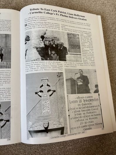 Rare Book of the History of Carmelite College in Castlemartyr, Cork