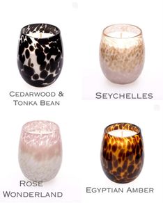 Stemless Wine Glass Candles