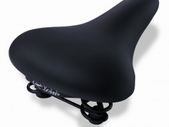 Double Elastosafe Saddle - Black Unise (Gel Version) - See more at: http://lookyourbike.com/double-elastosafe-saddle-black-unise-gel-version.html#sthash.PLm6BSBG.dpuf