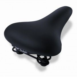 Double Elastosafe Saddle - Black Unise (Gel Version) - See more at: http://lookyourbike.com/double-elastosafe-saddle-black-unise-gel-version.html#sthash.PLm6BSBG.dpuf