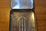 Vintage Candy Tin England Edward Sharp &amp; Sons Ltd Floral Orchids Maidstone Kent