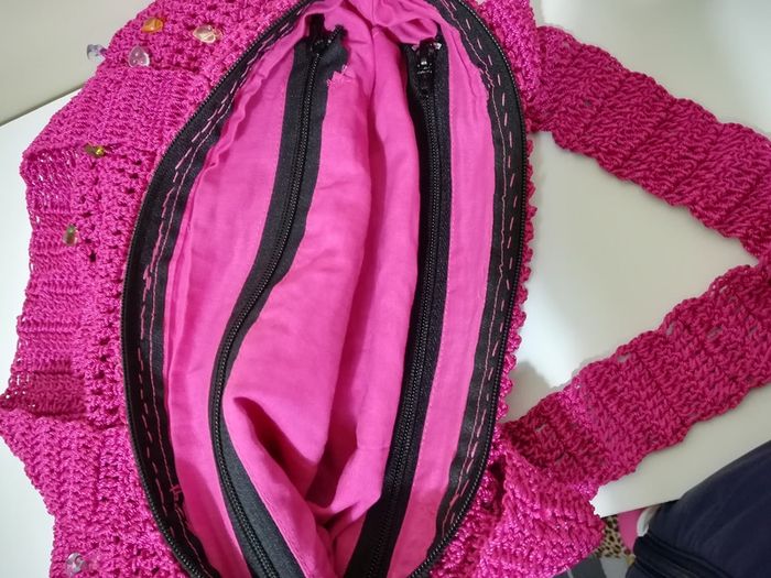 beautiful crochet handbag