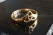9ct gold Celtic Trinity knot ring size N