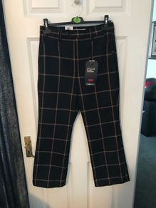 levi math club flared high rise trousers