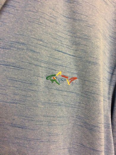 Greg Norman Golf Long Sleeve Polo Shirt Size XL