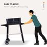 Charcoal BBQ Grill Trolley Patio Outdoor Garden Barbecue Image 4