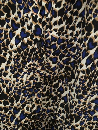Dressy animal print top