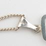 925 Vintage Sterling Silver CZ Necklace Image 4