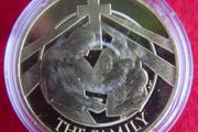 Ireland Welcomes Pope Francis 2018 'The Family and Faith' Gold Plated Medal