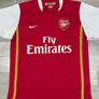 Genuine Vintage 2006 Nike Arsenal London Home Jersey Shirt Mens Medium Image 2