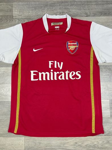 Genuine Vintage 2006 Nike Arsenal London Home Jersey Shirt Mens Medium