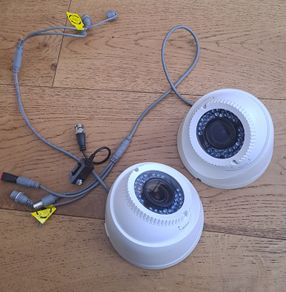 2 Globe CCTV Cameras