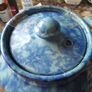 Blue Pottery Teapot Image 2