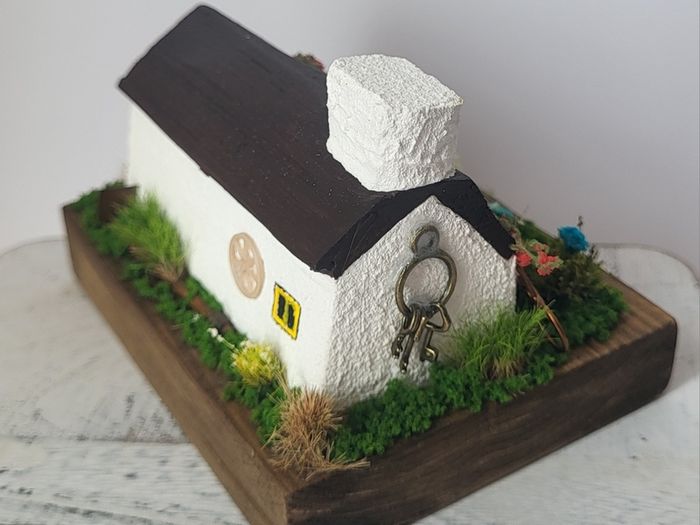 Handcrafted tiny wooden cottage