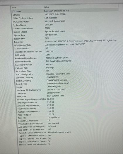 Ryzen 9800x3d / RTX 3080 gaming PC