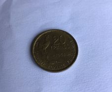 Rare old coin - 1951 France 20 Francs