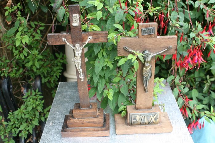 Vintage Wooden Crosses 35 each