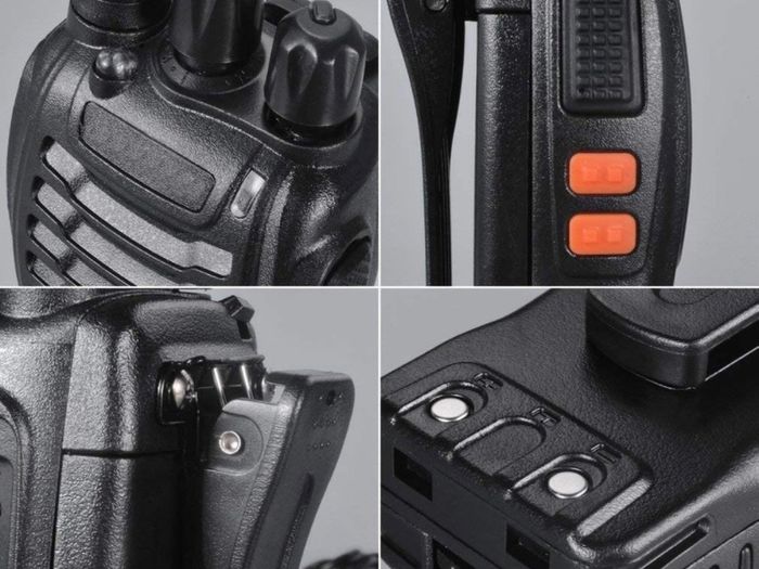 10pcs Two-Way Radio Walkie Talkies-Long Range Walkie Talkie 16CH Single Band LED Light Voice Prompt with Original Earpieces for Field Survival Biking and Hiking (FREE POSTAGE)