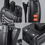 10pcs Two-Way Radio Walkie Talkies-Long Range Walkie Talkie 16CH Single Band LED Light Voice Prompt with Original Earpieces for Field Survival Biking and Hiking (FREE POSTAGE) Image 6