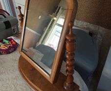 Dressing table stand alone mirror
