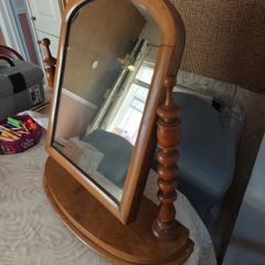 Dressing table stand alone mirror