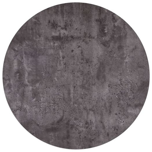 Dining Table Concrete and Black 90x73.5 cm MDF