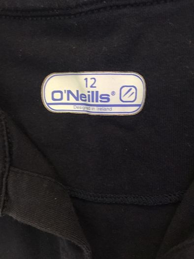 Ladies Navy Retro Dublin Polo Top Size 12