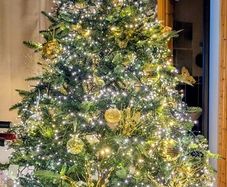 Christmas tree with decorations