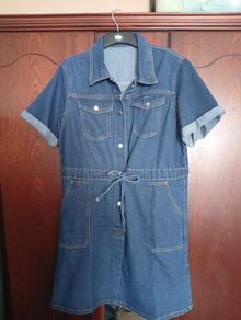 Denim dress