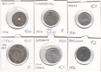 Europe 6 Coins ( No. 299)