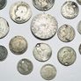 Silver coins 77 grams Scrap Damaged Coins Image 4