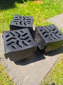 Polydrain Shallow Flow Quadbox Corner Piece