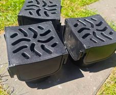 Polydrain Shallow Flow Quadbox Corner Piece