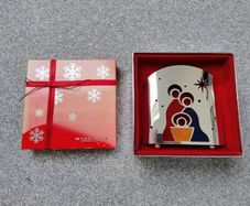 BNWT Newbridge Silver Plated Nativity Scene Tealight Candle Holder