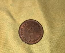 1971 Great Britain Decimal Half Penny Coin - First Year of Issue