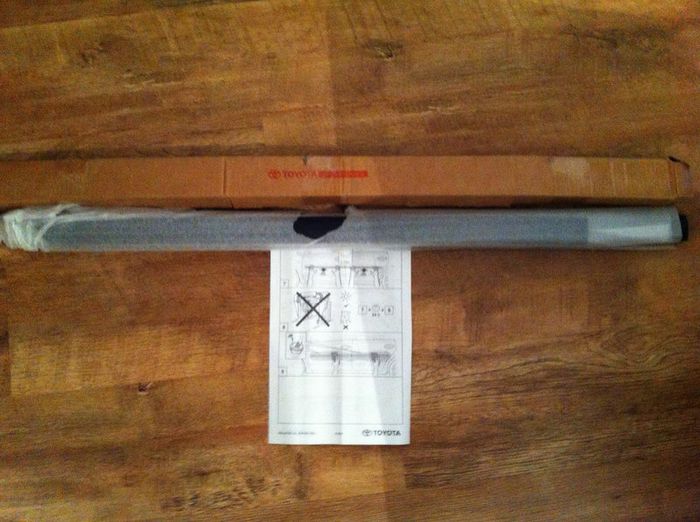 Genuine Toyota bumper and side mouldings