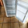 Unusual free standing retro ivory colour fridge Image 2