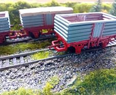 Model  Railway  Irish Bullied Wagons