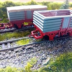 Model  Railway  Irish Bullied Wagons