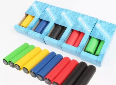 MTB Mountain Bike Handlebar Silicone Grip Silica gel Foam Sponge Bicycle Grips Cover XC/AM Ultralight Antiskid 70g