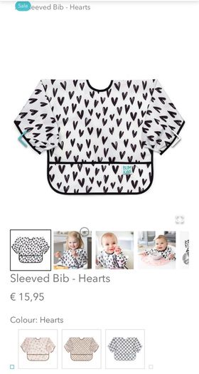 Silicone Bib - Grey Hearts