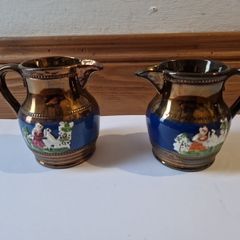 lusterwear rural scene jugs