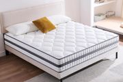 King Mattress, Hybrid Memory Foam and Spring, Zonal Support, Decompression, Medium Firm, Soft and Breathable Cloth, Mattress-in-Box, 150x200x22cm