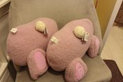 2 fun Bunny Easter cushions