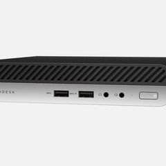 Micro PC HP ProDesk 400 G3  Mini  Desktop Computer Intel Core i5-7700T 8GB Memory 256GB SSD Win 11 pro