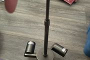 modern, minimalist swing-arm wall sconce or reading light.