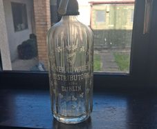 vintage glass bottle